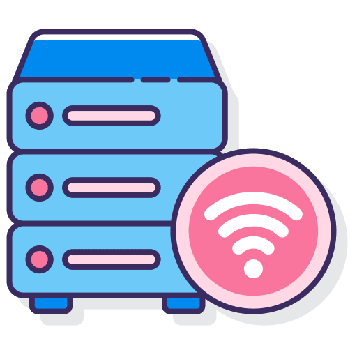 Database database server network connection icon