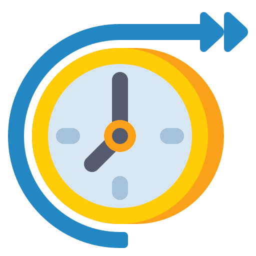 Future long term time tool icon