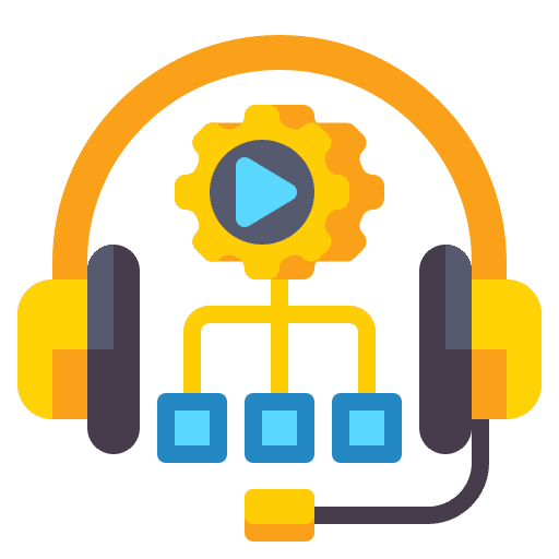 Ivr headset music ivr icon