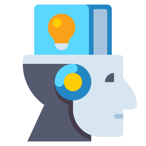 Artificial intelligence electronics brain artificial intelligence icon