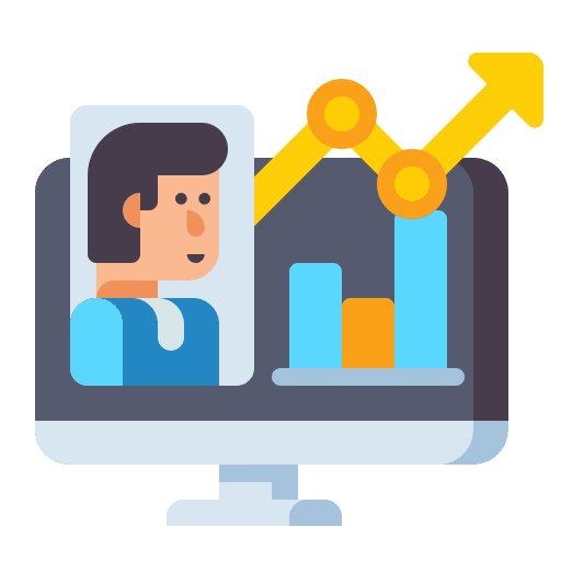 Kpi marketing analysis business and finance icon
