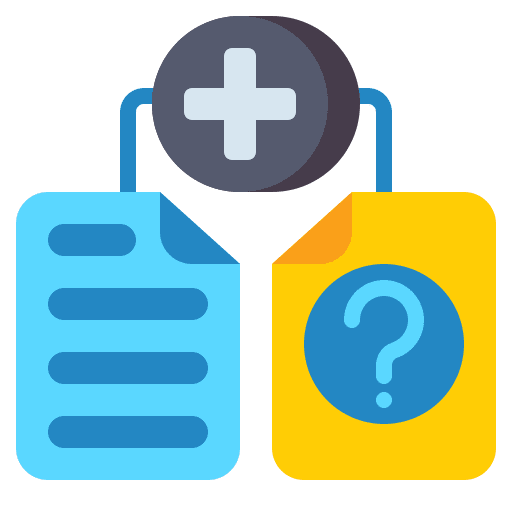 Text paper data sheet icon