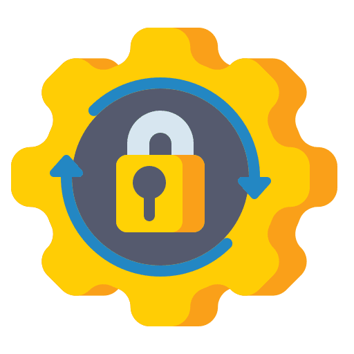 Automation security automation lock icon