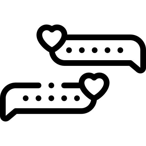 Flirt communications heart flirt icon