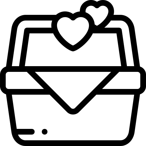 Picnic basket food basket bread apple icon