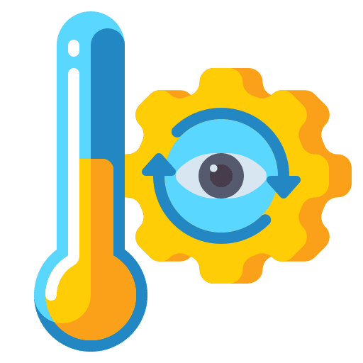 Temperature temperature weather monitoring icon