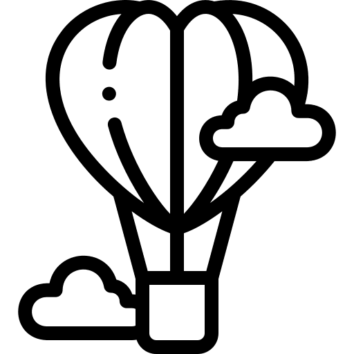 Hot air balloon hot air balloon air vehicle adventure icon