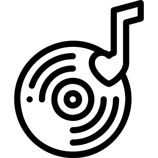 Music music lp music and multimedia icon