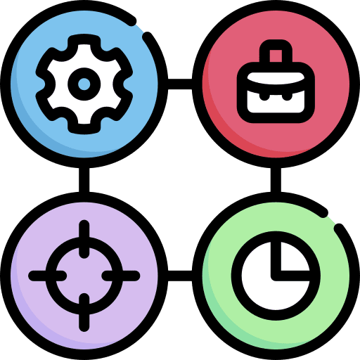 Swot planning strategic business icon