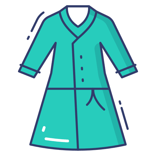 Robe robe garment clothing icon