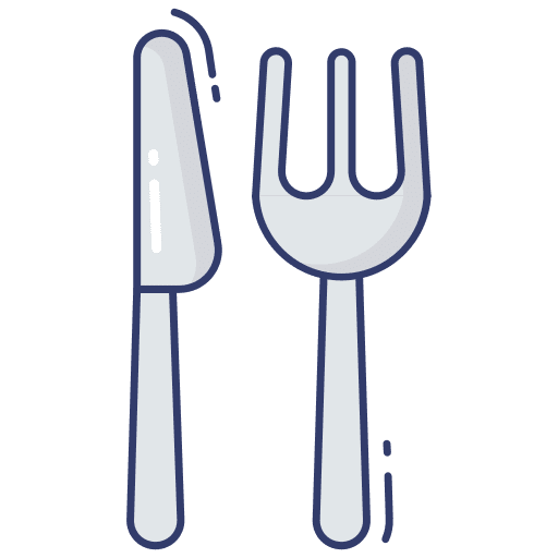 Cutlery kitchenware fork cutlery icon