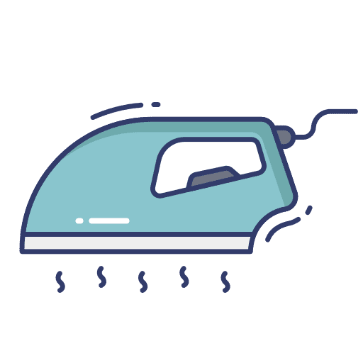 Electric iron steam furniture and household electric iron icon