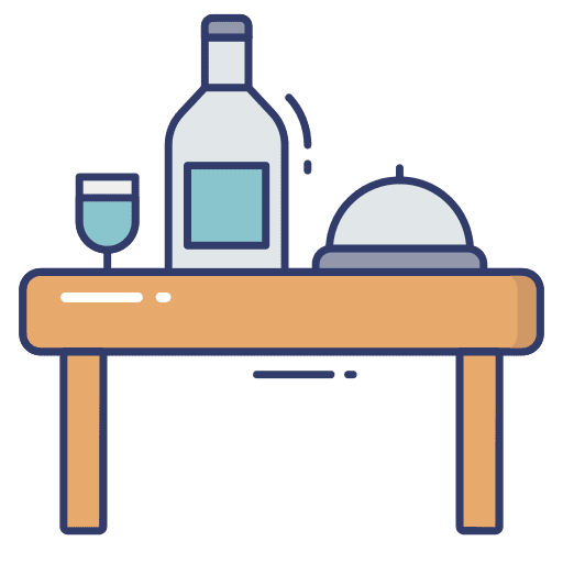 Cloche table cloche drink icon