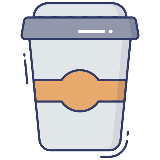 Paper cup plastic cup beverage food and restaurant icon