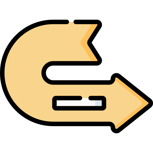 Arrow business and finance infographics chart icon