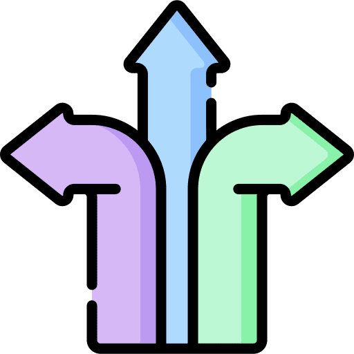 Arrow business and finance flow arrow icon