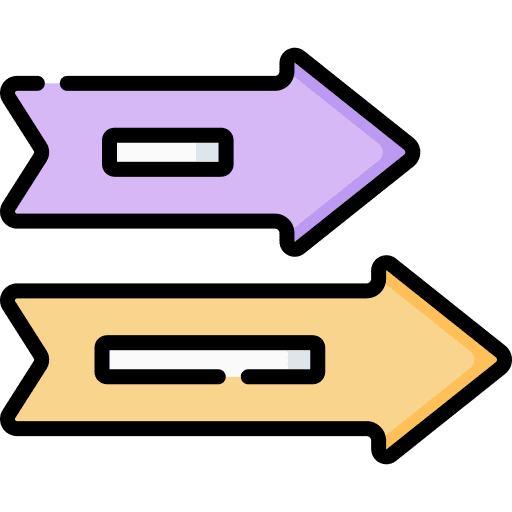 Arrow flow business and finance infographics icon