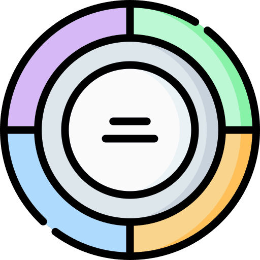 Pie chart stat business graphic icon