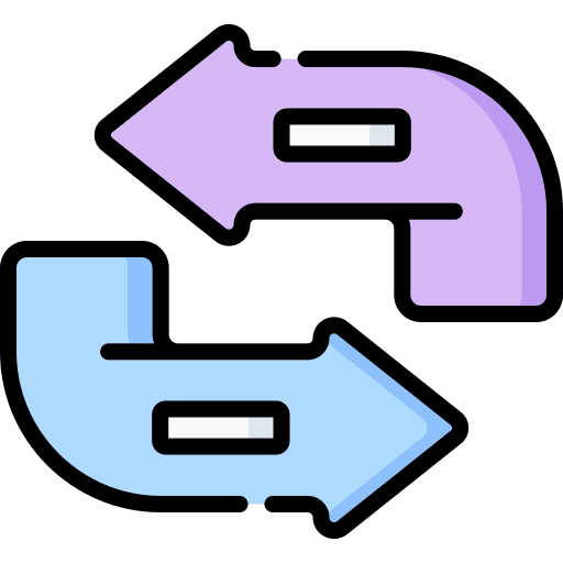 Arrow infographics flow arrow icon