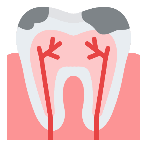 Decayed decayed broken decay icon