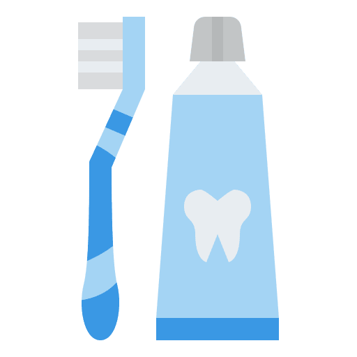 Tooth hygiene toothbrush healthcare and medical dental icon