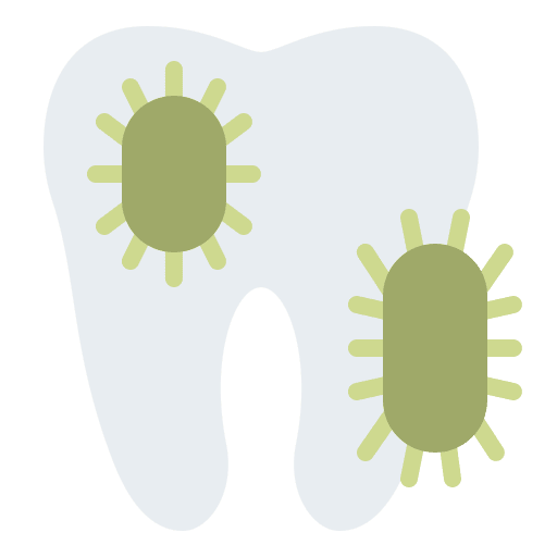 Bacteria bacteria healthcare dental icon
