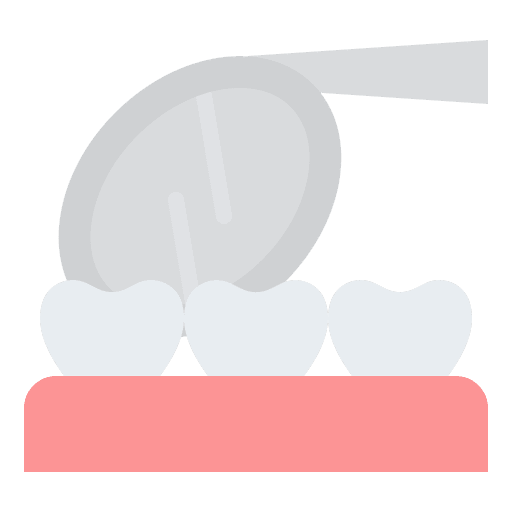 Dental checkup dentistry checkup molar icon