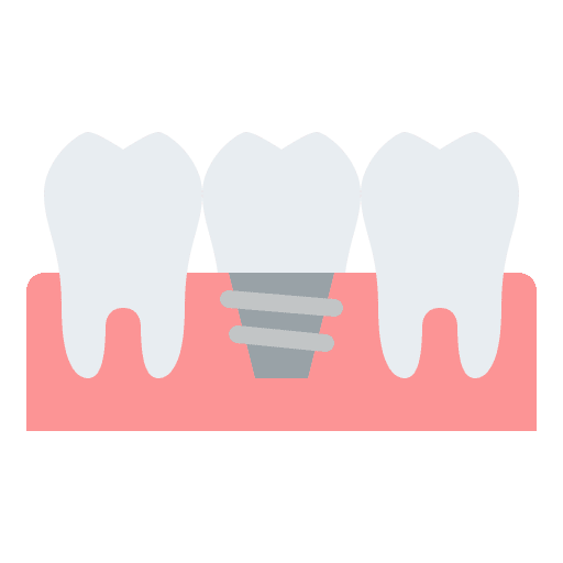 Dental implant dental implant dental care tooth icon