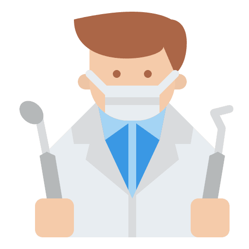 Dentist dental care dental dentist icon