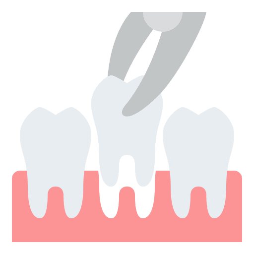 Tooth extraction healthcare dentist extraction icon