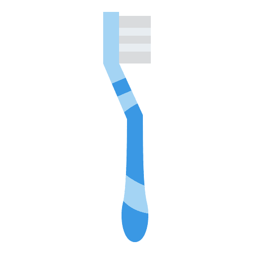 Toothbrush healthcare and medical toothbrushing hygiene icon