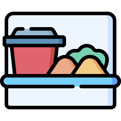 Breakfast food and restaurant food paper cup icon