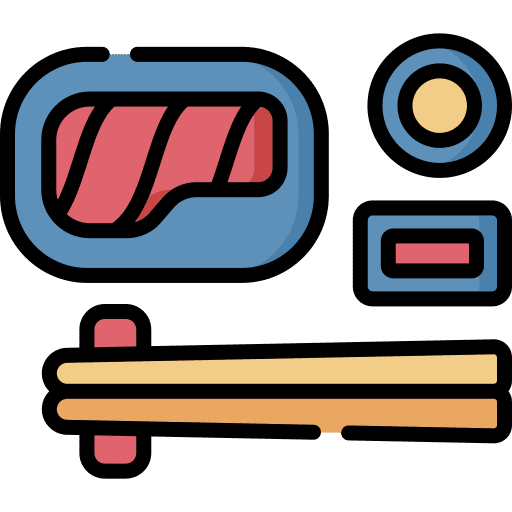 Salmon culinary food and restaurant fillet icon