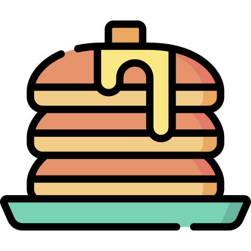 Pancakes syrup pancakes dessert icon