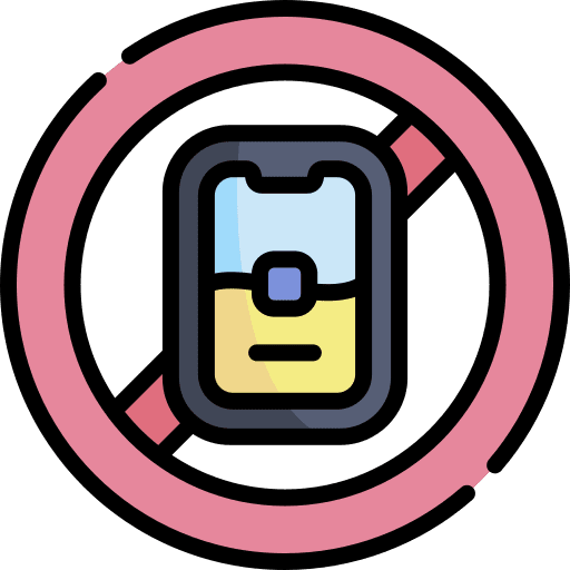 No cellphone signaling communications mobile phone icon