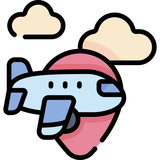Placeholder plane airplane travel icon
