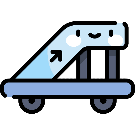 Stairs stairs escalator up travel icon