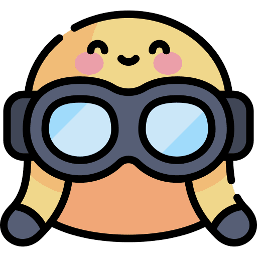 Aviator fashion job hat icon