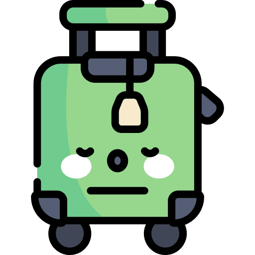 Luggage baggage suitcase holidays icon