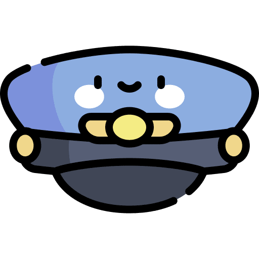 Pilot hat airplane fashion cap icon