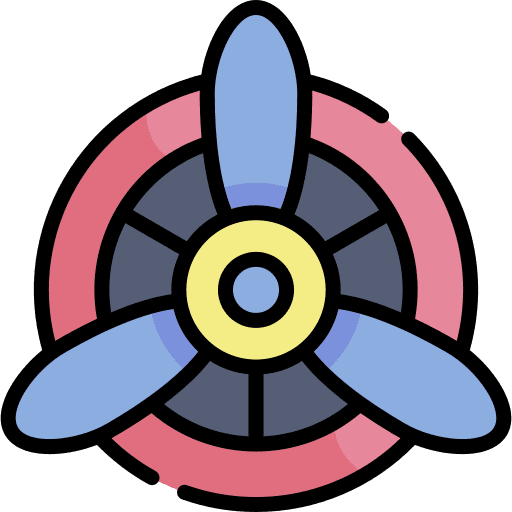 Propeller propeller transportation aeroplane icon