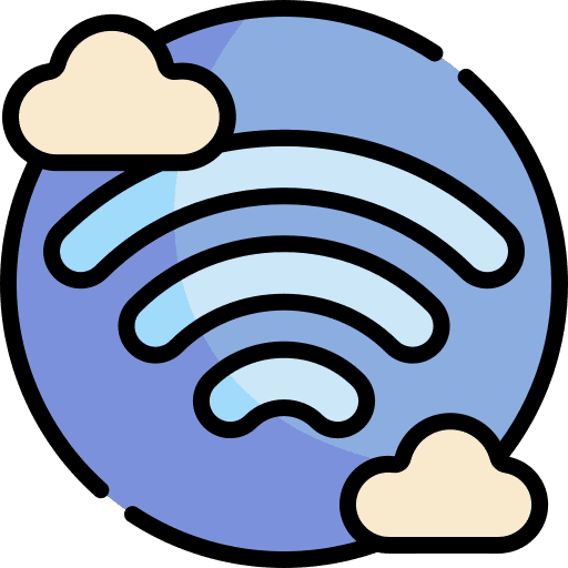 Wifi wireless plane airplane icon