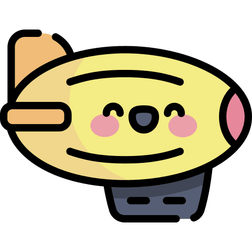 Zeppelin transport flying aircraft icon