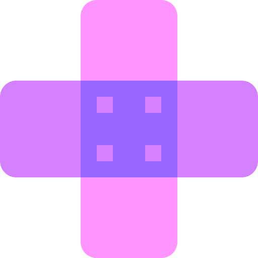 Bandage first aid healthcare and medical patch icon