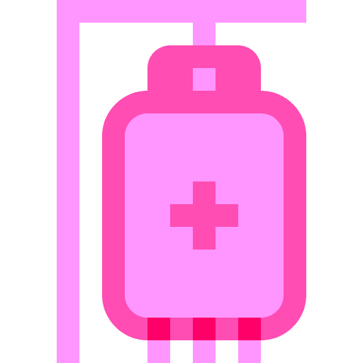 Blood bag infuse hospital healthcare and medical icon