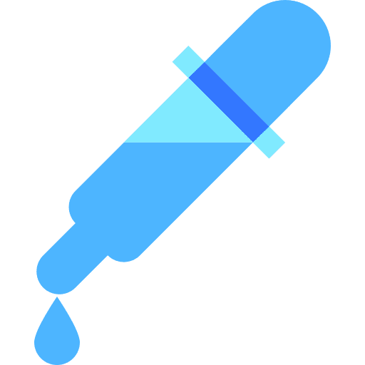 Eye dropper medicament healthcare and medical pipette icon