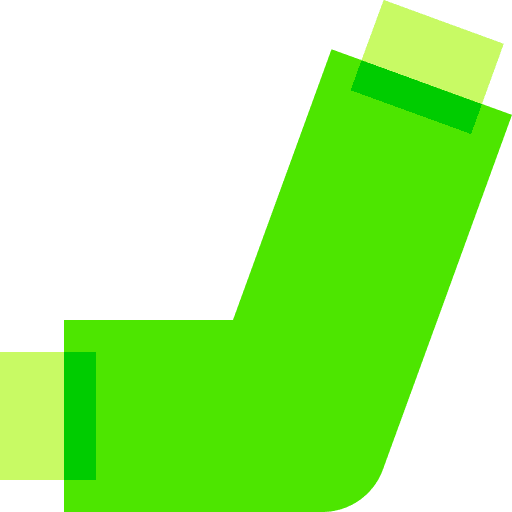 Inhaler asthma pump healthcare and medical icon