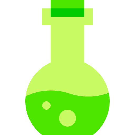 Flask chemistry healthcare and medical flasks icon
