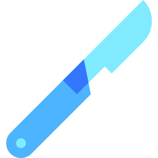 Scalpel healthcare and medical surgical scalpel icon
