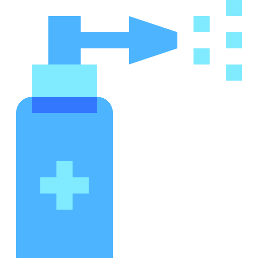 Throat spray medicine healthcare and medical spray icon
